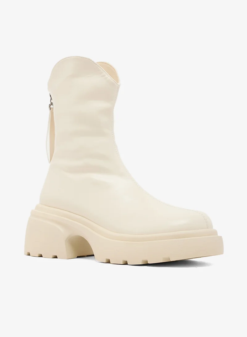 Ginger Block Heel Chelsea Boots