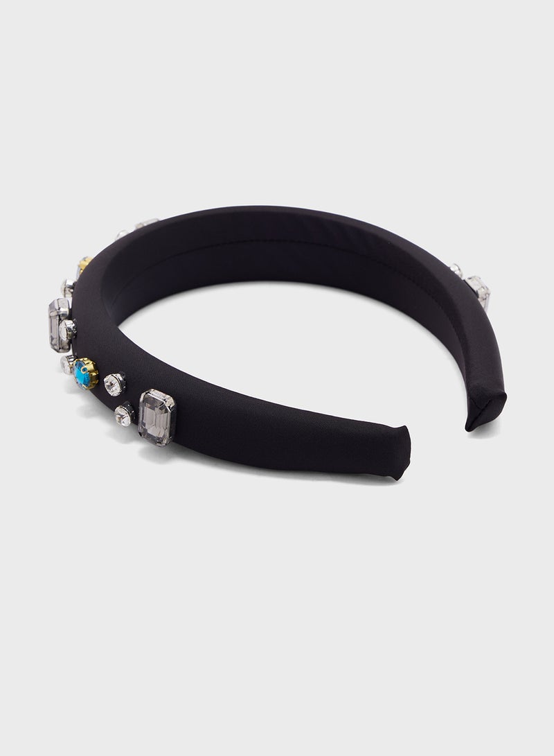 Ella Limited Edition Jeweled Padded Headband  - Image 2