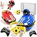 bessome Cute Cartoon Remote Control Bumper Car Toy Set of 2 Players Football GamesToddlers Mini RC Car Toys with Light Sound 360RotatingChristmas Birthday Gifts for 3 4 5 Year Old Boys Girls - Image 3