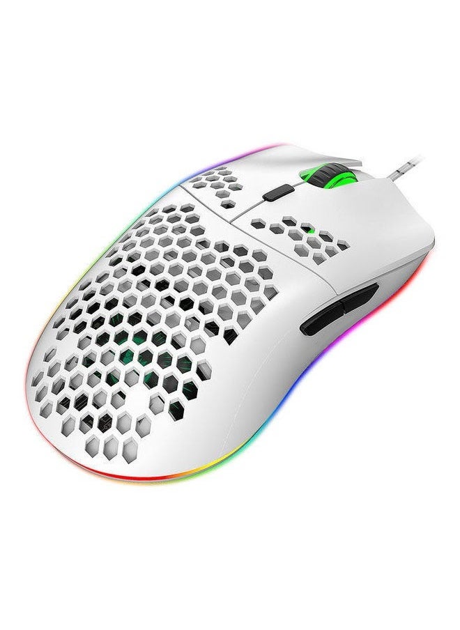 Gaming Mouse,Gaming Mice Honeycomb Hollow Design Ergonomic Wired Mouse with RGB Backlight,up to 8000 DPI,RGB Gaming Mouse for Mac, Laptop,Computer,PC