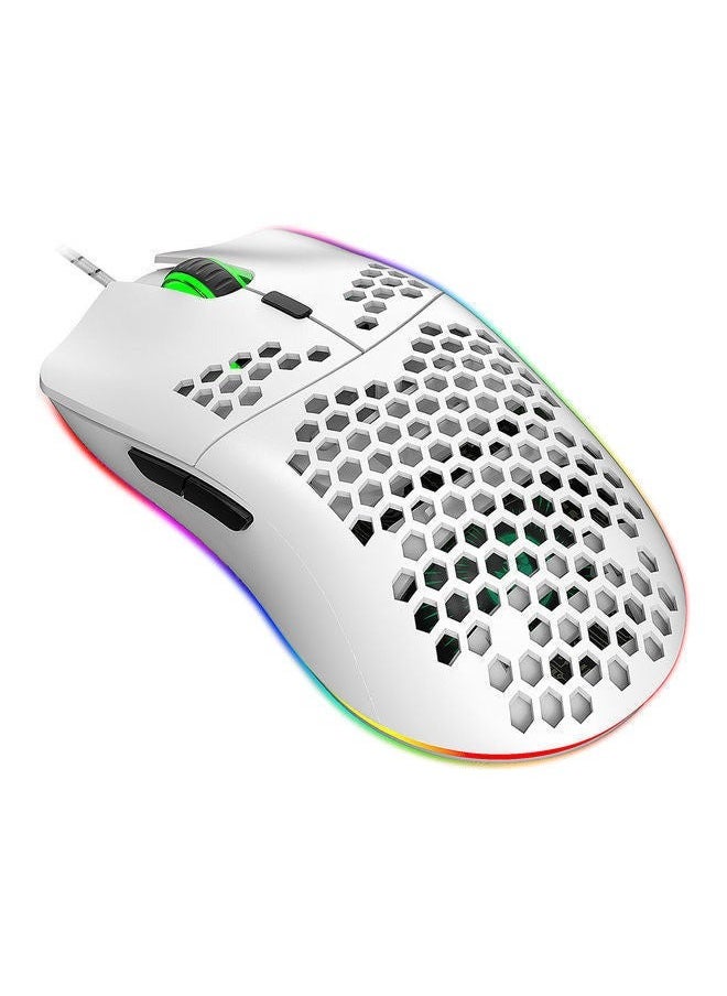 Gaming Mouse,Gaming Mice Honeycomb Hollow Design Ergonomic Wired Mouse with RGB Backlight,up to 8000 DPI,RGB Gaming Mouse for Mac, Laptop,Computer,PC