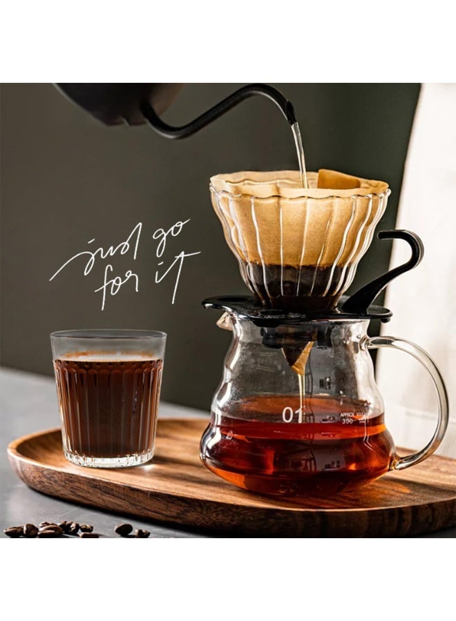 V60 Coffee Filters 100ct - Size 02 Cone for 2-4 Cups - Thickened Triple-Layer Paper Pour-Over Filters - Image 4