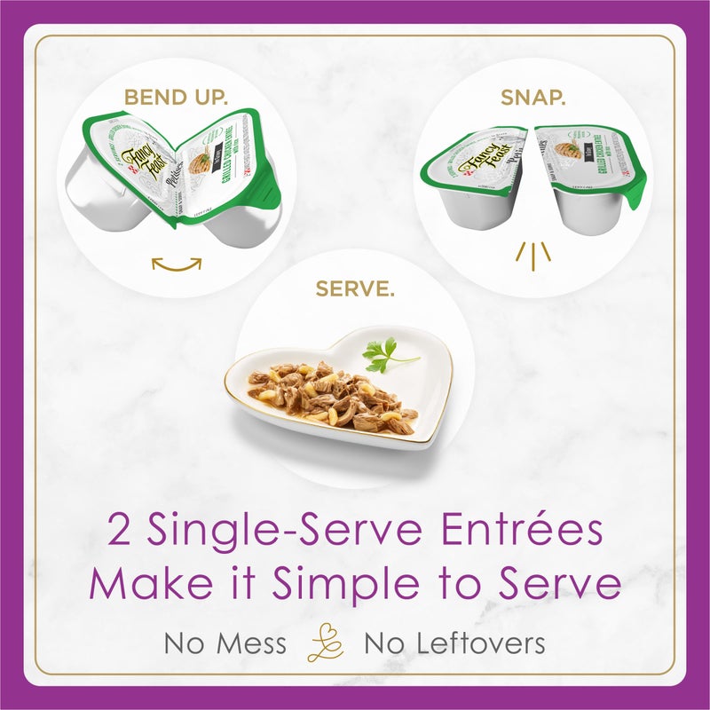 Fancy Feast Purina Fancy Feast Gourmet Wet Cat Food Variety Pack, Petites Gravy Collection, break-apart tubs, 24 servings - (Pack of 12) 2.8 oz. Tubs - Image 4