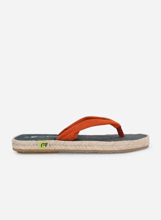 Fresh Feet Fresh Feet Red Plain Thong Toe Yoga Mat Slippers