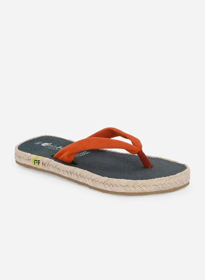 Fresh Feet Fresh Feet Red Plain Thong Toe Yoga Mat Slippers