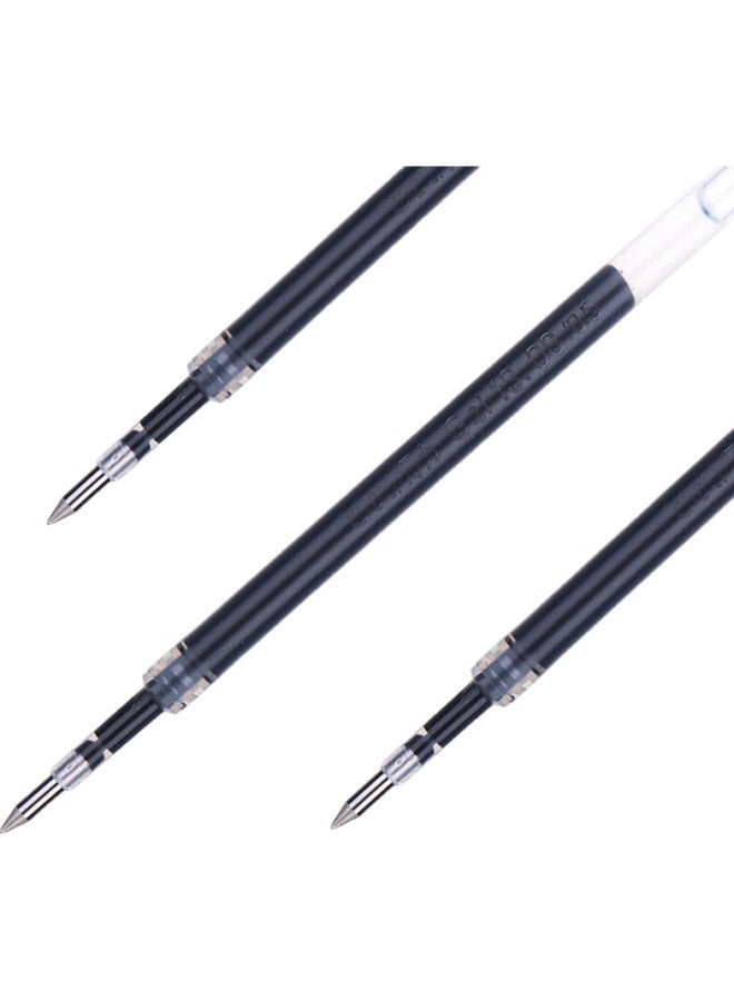 Deli Retractable Gel Pen Refills, Student Office Signature Pen Ink Refills, 0.5Mm Bullet Tip, Compatible With S01/S08/1008/K35, Black, 20 Pieces/Box, S206 - Image 2