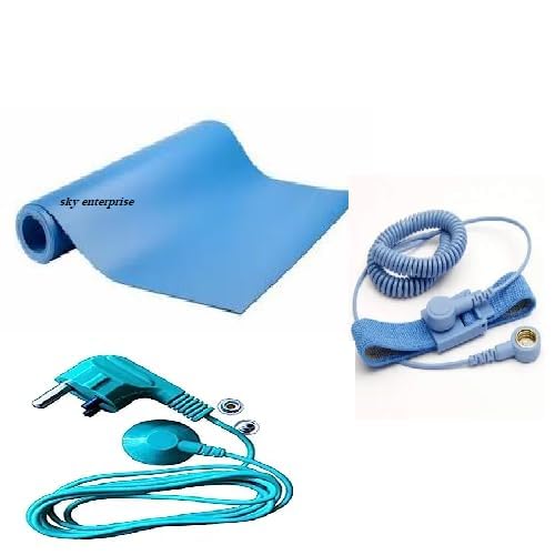 ALTS ELECTRONIC SkyZero Volt Therapy kit Grounding Mat Pad Earthing Sheet With 3 pin Plug Grounding Wrist Band for Grounding Human body volatge SIZE 2X325 FT  - Image 1