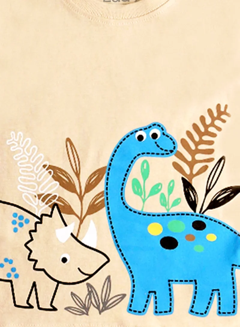 لؤي مجموعة ملابس أطفال للأولاد والبنات مصنوعة من القطن العضوي بنسبة 100% من LUAY، مجموعة ملابس قصيرة الأكمام للأطفال للأولاد والبنات الصغار