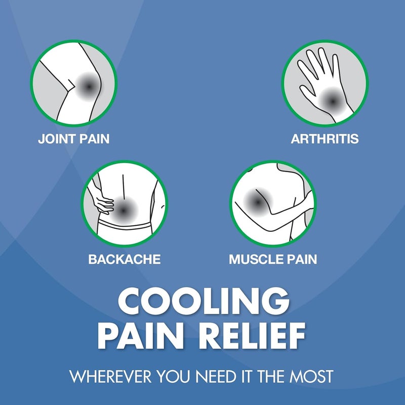 HealthWise جل العلاج البارد المهدئ HealthWise 4 منتول رائحة تتلاشى 30 أونصة تخفيف آلام التهاب المفاصل مسكن موضعي - Image 4