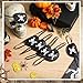 Chinco 24 Pcs Black Pirate Eye Patches Single Eye Skull Patches Silk Pirate Captain Costume for Halloween Cosplay Party Supplies - Image 4