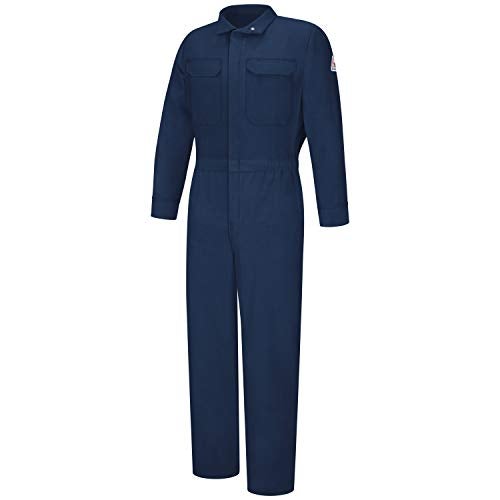 Bulwark FR Women's Lightweight Nomex Flame Resistant Premium Coverall, Navy, Medium - Image 3