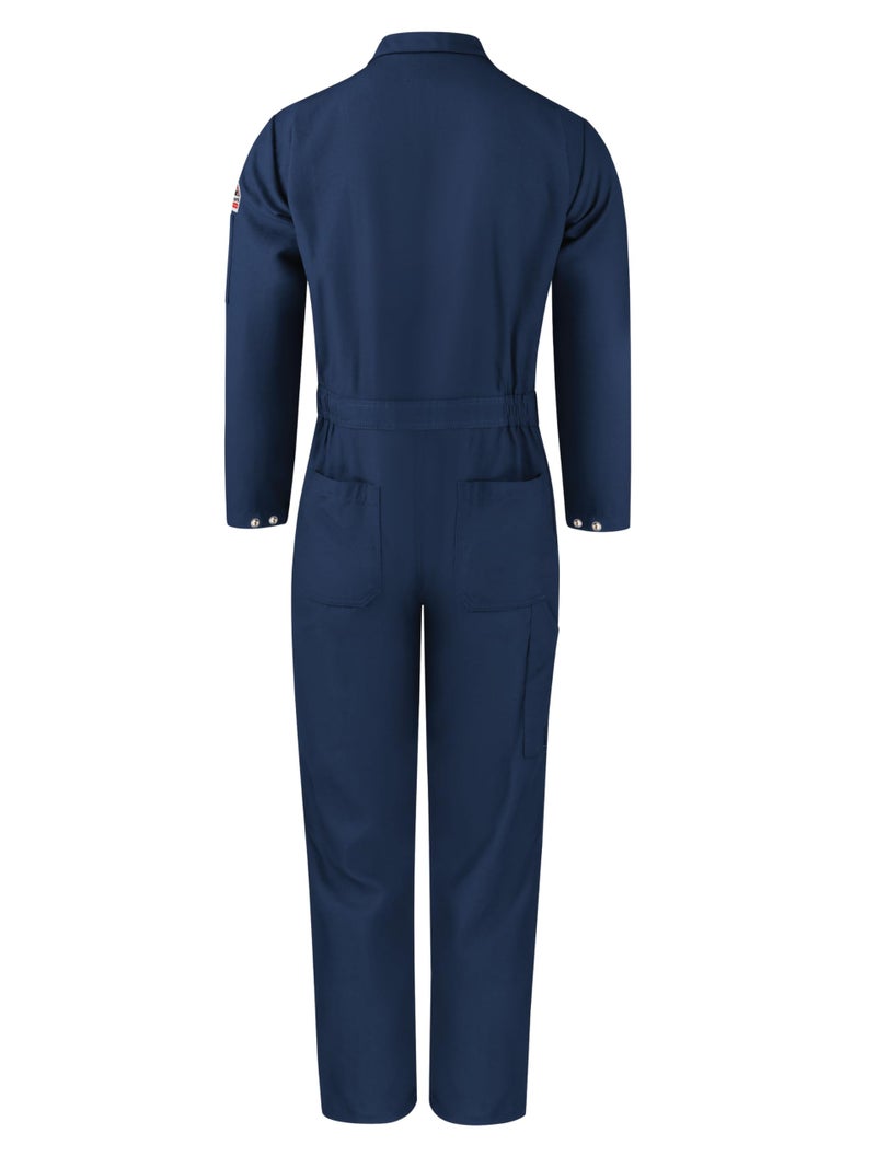 Bulwark FR Women's Lightweight Nomex Flame Resistant Premium Coverall, Navy, Medium - Image 4