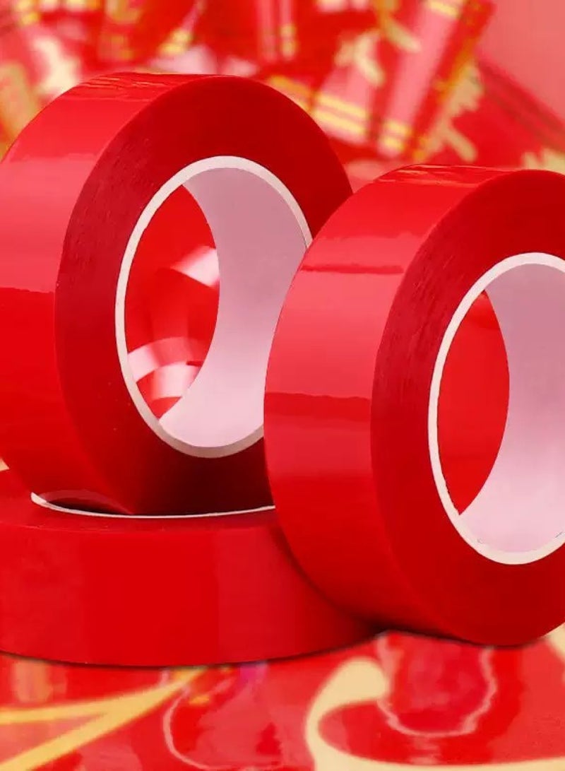 شريط لاصق مزدوج الجوانب 1 عبوة قوي أكريليك شفاف لاصق قوي مقاوم للماء قابل للإزالة شريط تثبيت مزدوج الجوانب لإصلاح السجاد ديكور المنزل والمكتب وديكور الجدران والحرف اليدوية وزجاج السيارة - Image 5