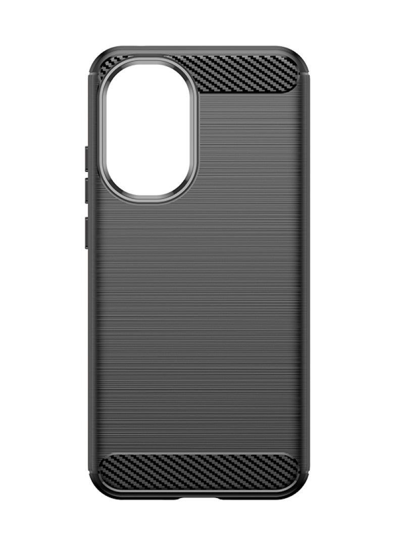 Xiaomi Redmi Turbo 4 Pro Case Cover – Rugged Shield Design, Brushed Carbon Fiber Texture, Shockproof TPU, Anti-Slip, Slim and Lightweight Protection in Black  - Image 2