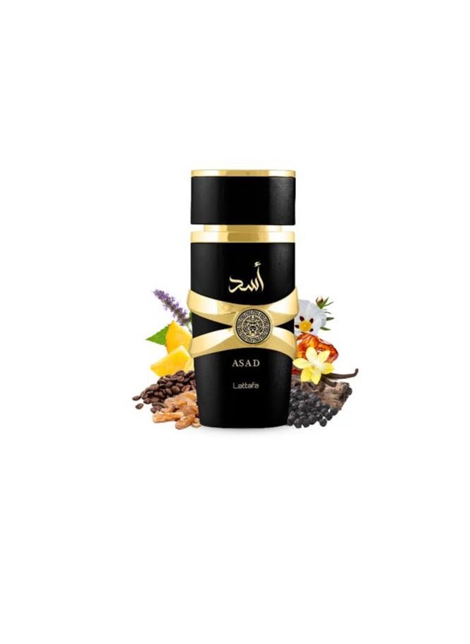 Lattafa - Asad for Men by Lattafa  Eau de Parfum - 100ml - Image 1