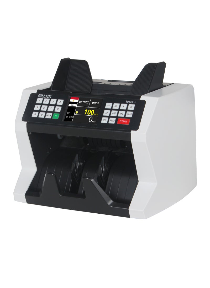 LOTFY GROUP ماكينة عد النقود الأفقية BX747/1A بثلاث سرعات وكشف UV وشاشة TFT  - Image 2
