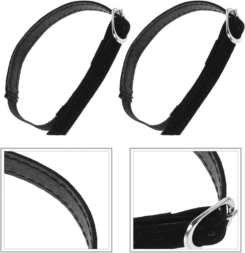 كلاراكو كلاركوا قطعتان من أربطة الكعب العالي ونصائح الكعب للنساء وأشرطة الكاحل وأغطية الكعب للكعب العالي ونصائح استبدال الكعب العالي وكعب للنساء أحذية بكعب عالٍ للنساء وإبزيم مرن من الفلانيل وربطة عنق - Image 5