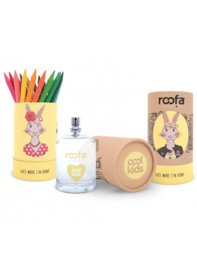 Roofa Spain Baby Girls Spain Eau de Toilette 100ml – Perfume Specially Designed for Children, Paraben-Free, Dye-Free, Phthalate-Free, Mineral Oil-Free, Salt-Free  - Image 1