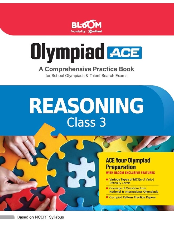 Arihant Bloom Olympiad Ace Reasoning for Class 3-Revised Edition | A comprehensive practice book for School Olympiads & Talent Search Exams | For 2025 Exam  - Image 1