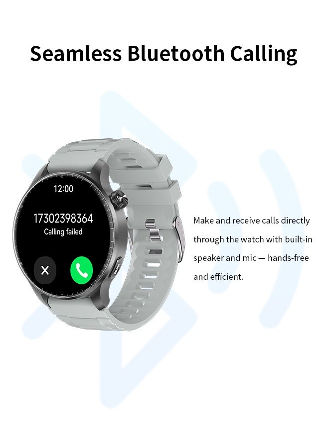 WAPIK Korean Brand ST50 GPS Smartwatch with Built-in Dual Satellite Positioning, AMOLED Display, Bluetooth Calling, Altimeter, 110+ Sports Modes, IP68 Waterproof, Compatible with Android & iOS - Image 4