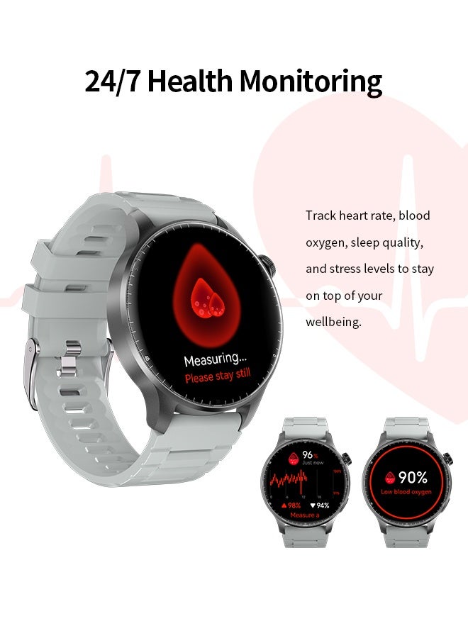 WAPIK Korean Brand ST50 GPS Smartwatch with Built-in Dual Satellite Positioning, AMOLED Display, Bluetooth Calling, Altimeter, 110+ Sports Modes, IP68 Waterproof, Compatible with Android & iOS - Image 5