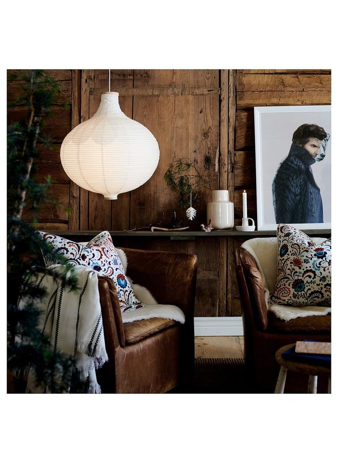 erorex Pendant lamp shade, onion shape/white, 57 cm  - Image 5