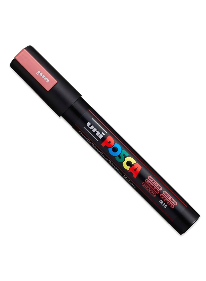 بوسكا أقلام تلوين بوسكا POSCA PC-5M المعدنية، مجموعة من ٨، في علبة هدية - Image 3