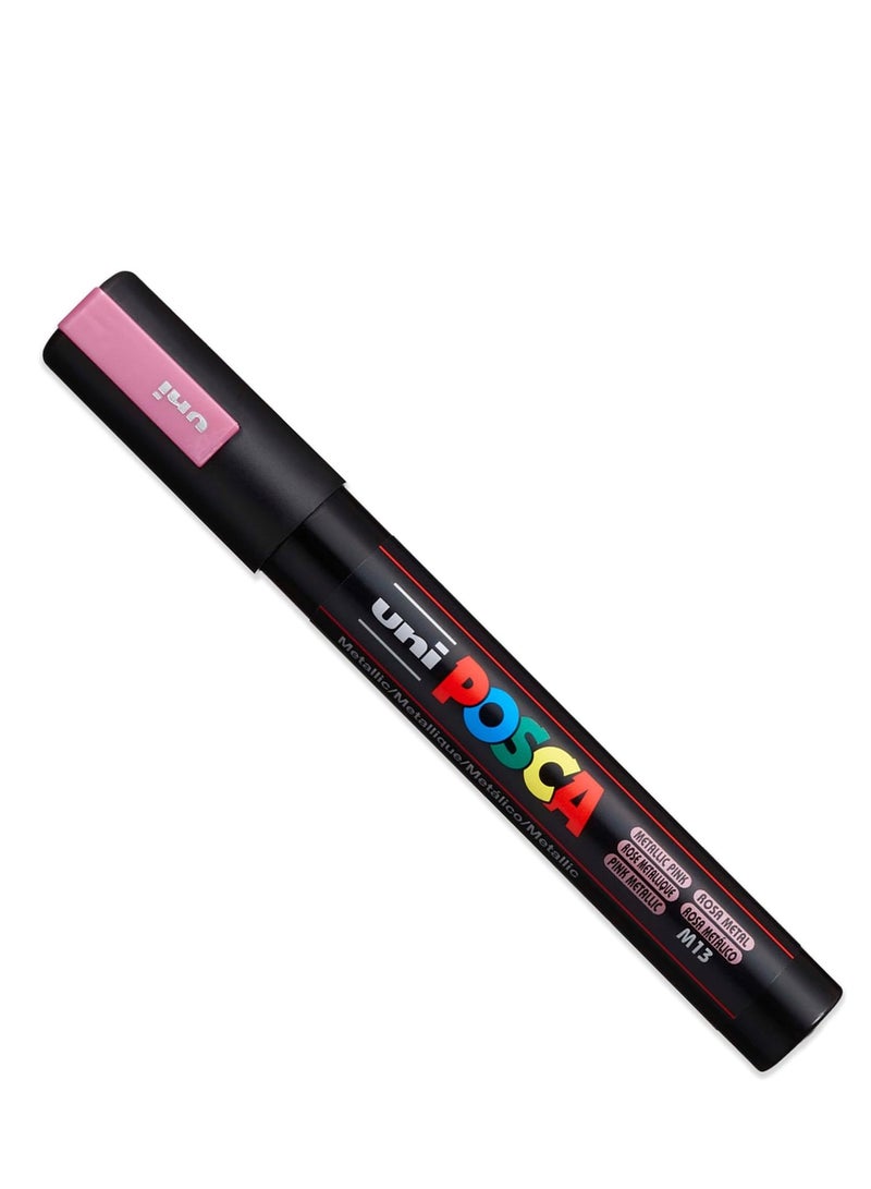 بوسكا أقلام تلوين بوسكا POSCA PC-5M المعدنية، مجموعة من ٨، في علبة هدية - Image 4