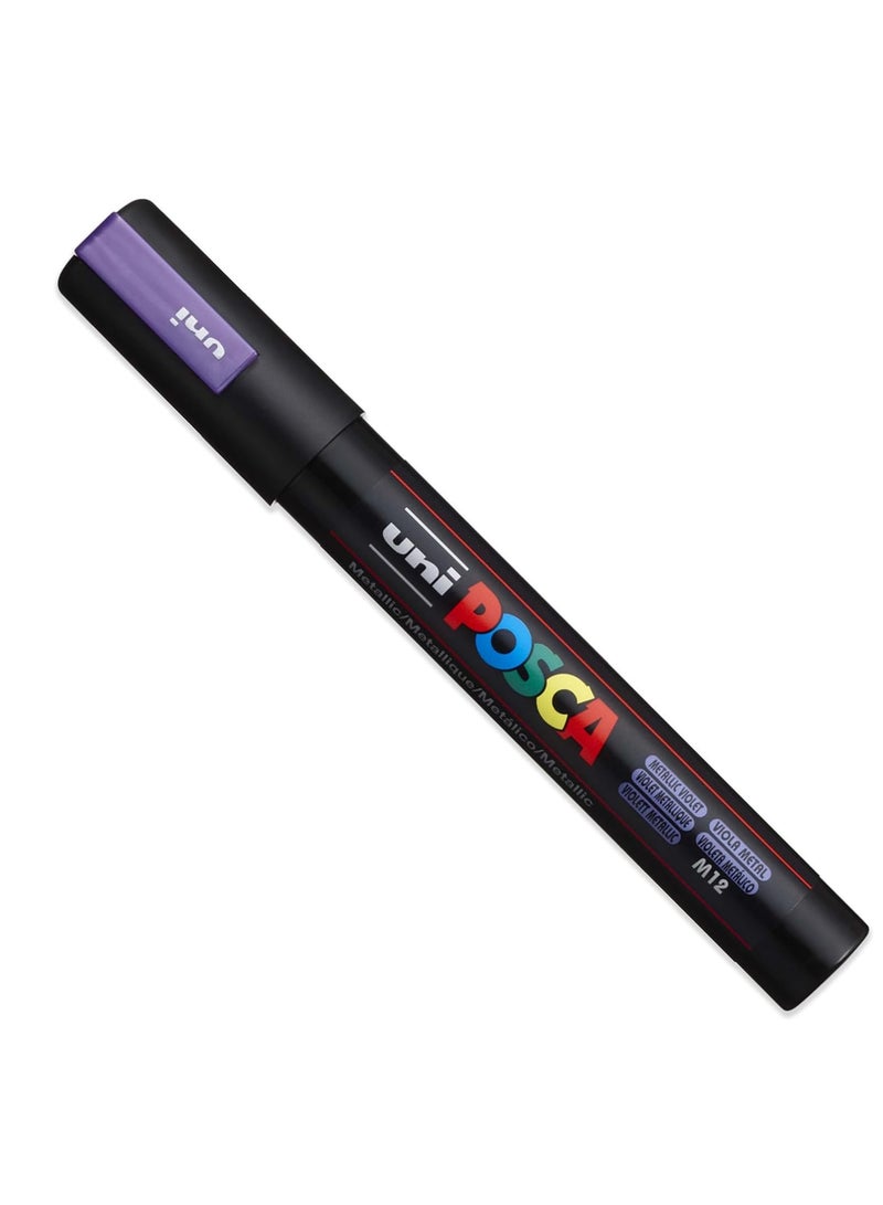 بوسكا أقلام تلوين بوسكا POSCA PC-5M المعدنية، مجموعة من ٨، في علبة هدية - Image 2