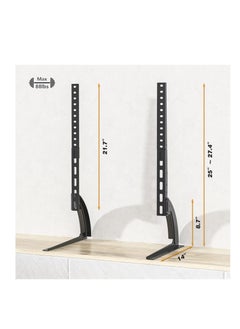 5Rcom TV Stand Mount, Universal TV Stand Tabletop for 22 to 65 inch Plasma LCD LED Flat Screen TVs, TV Legs, Holds up to 88lbs, Max VESA 800 x 500mm, Height Adjustable TV Base, TV Stand - pzsku/Z396BC1CC7EAEDC54E304Z/45/_/1709627227/567b9225-5e3a-4115-9b5c-df24a00a7691