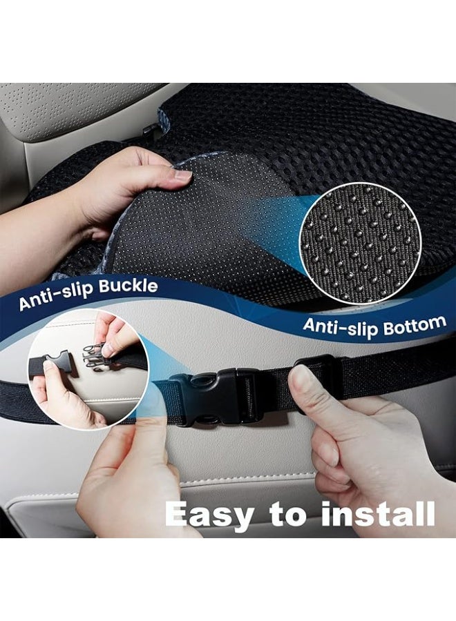 وسادة مقعد رافعة (Wedge) ميموري فوم مُحسَّنة - دعم طبي لتخفيف آلام الظهر وعرق النسا - مريحة ومسامية للاستخدام اليومي - Image 4