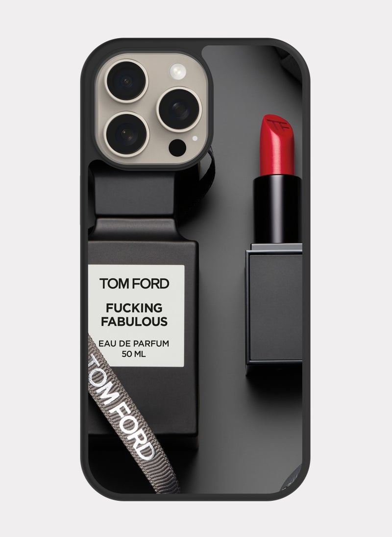 بكسلات كفر ايفون 15 برو ماكس توم فورد رمادي - Image 1