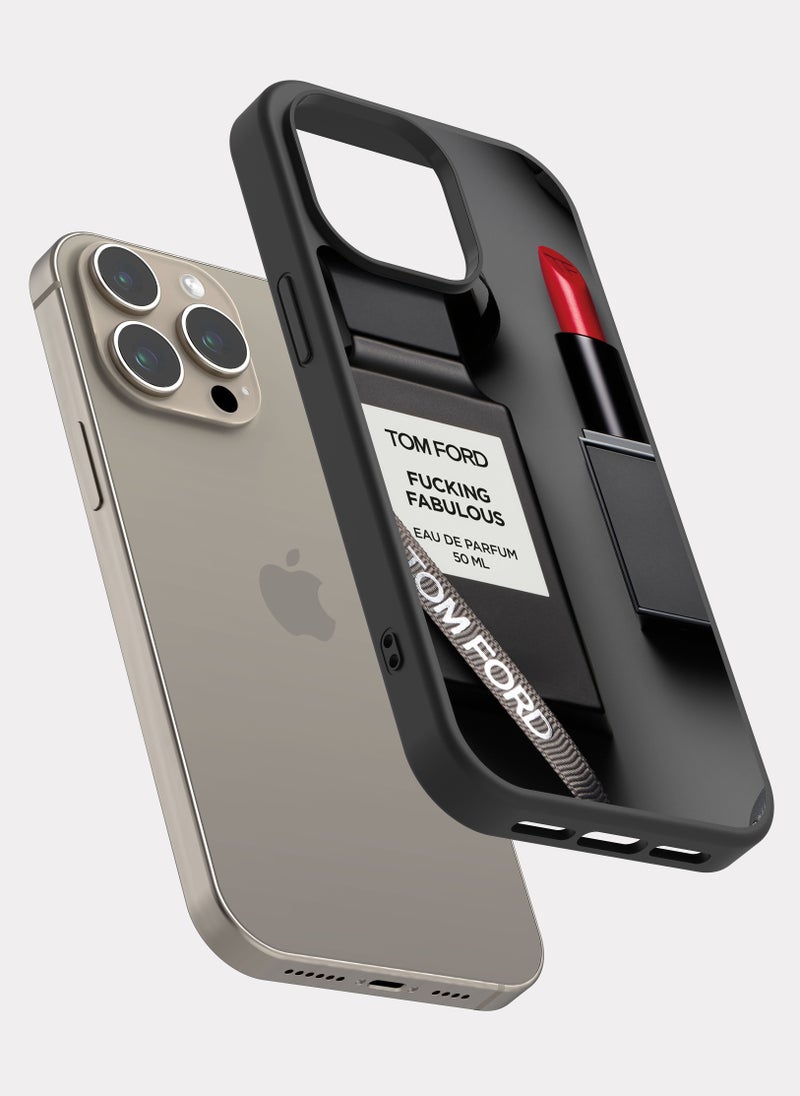 بكسلات كفر ايفون 15 برو ماكس توم فورد رمادي - Image 2