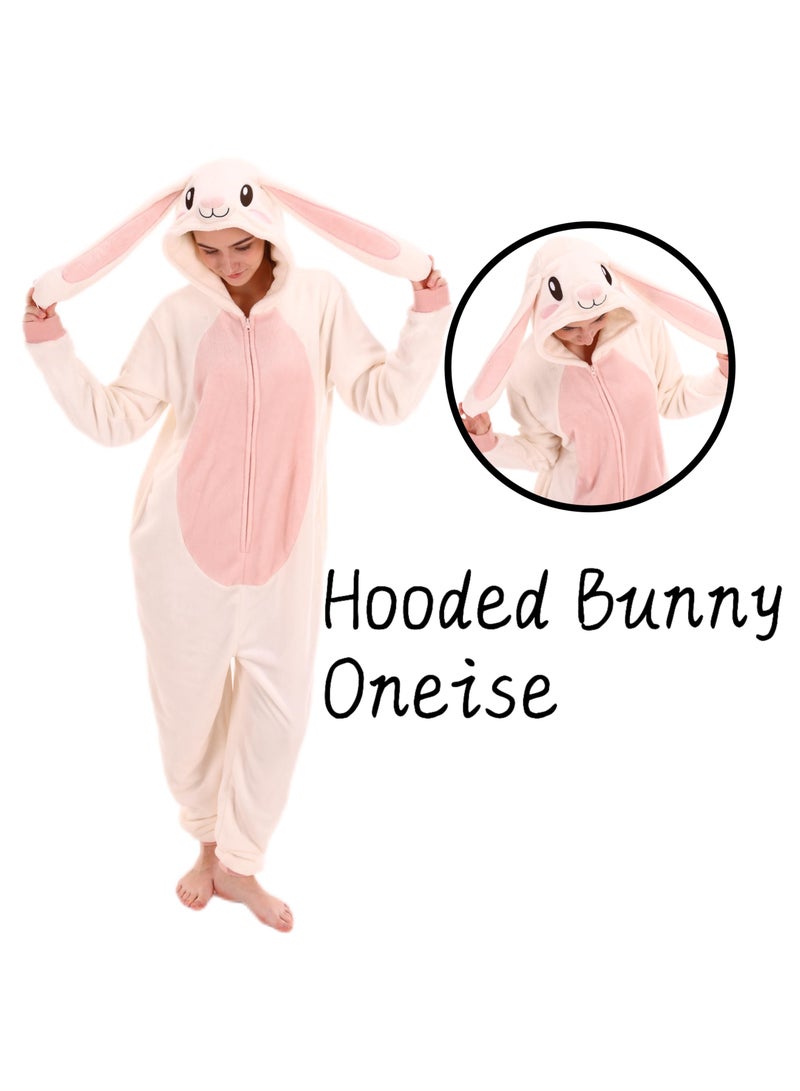 Snug Fit Unisex Adult Onesie Pajamas,  Cosplay Animal One Piece Halloween Costume Sleepwear Homewear  - Image 2