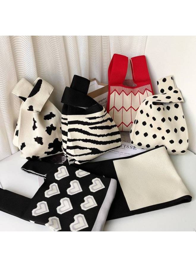 flyingle And Summer New Arrival Women's Bag Handbag Bag Fashionable Simple Niche Knitted Bag Vesel Bag Crossbody Bag - Image 2