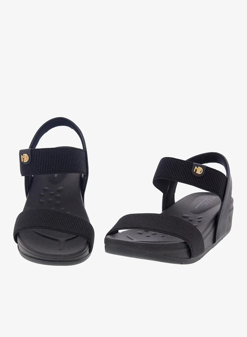 Modare Black Modare Women’s Backstrap Sandals – Secure Fit with Comfortable Everyday Design for Women | Best Price UAE