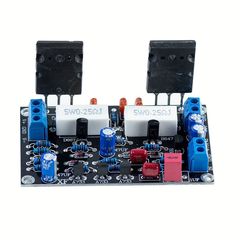 1 قطعة 100 واط 35 فولت تيار مستمر لوحة مضخم صوت HIFI أحادية القناة 2SC5200 2SA1943 - Image 3