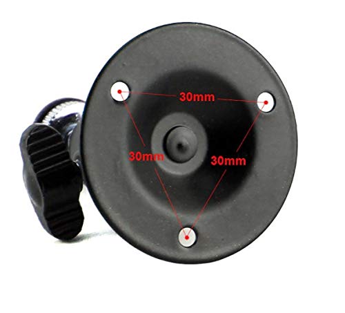 AlexVyan 1 Pcs 5 mm 1/4" 7 cm Long Metal Security CCTV Camera Bracket Ceiling Wall Mount Hang Ceiling Mount Flexible Indoor Outdoor Bracket, Wall and Desk mountable, Cradle Ball Head - Image 4