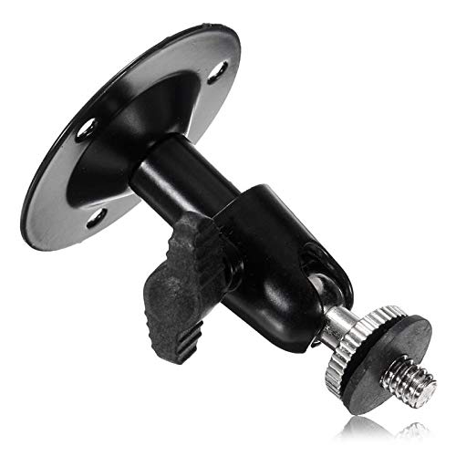 AlexVyan 1 Pcs 5 mm 1/4" 7 cm Long Metal Security CCTV Camera Bracket Ceiling Wall Mount Hang Ceiling Mount Flexible Indoor Outdoor Bracket, Wall and Desk mountable, Cradle Ball Head - Image 3