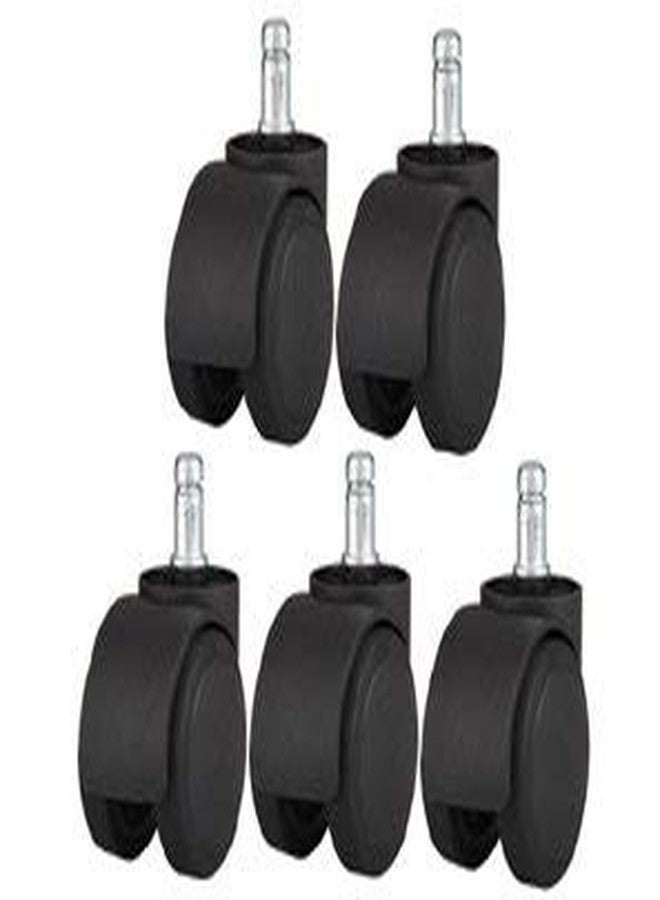 Aliza™ Office Chair Nylon Castor Wheels 11 mm pin use for Metal Chrome Fiber Legs (5 Pieces) - Image 2