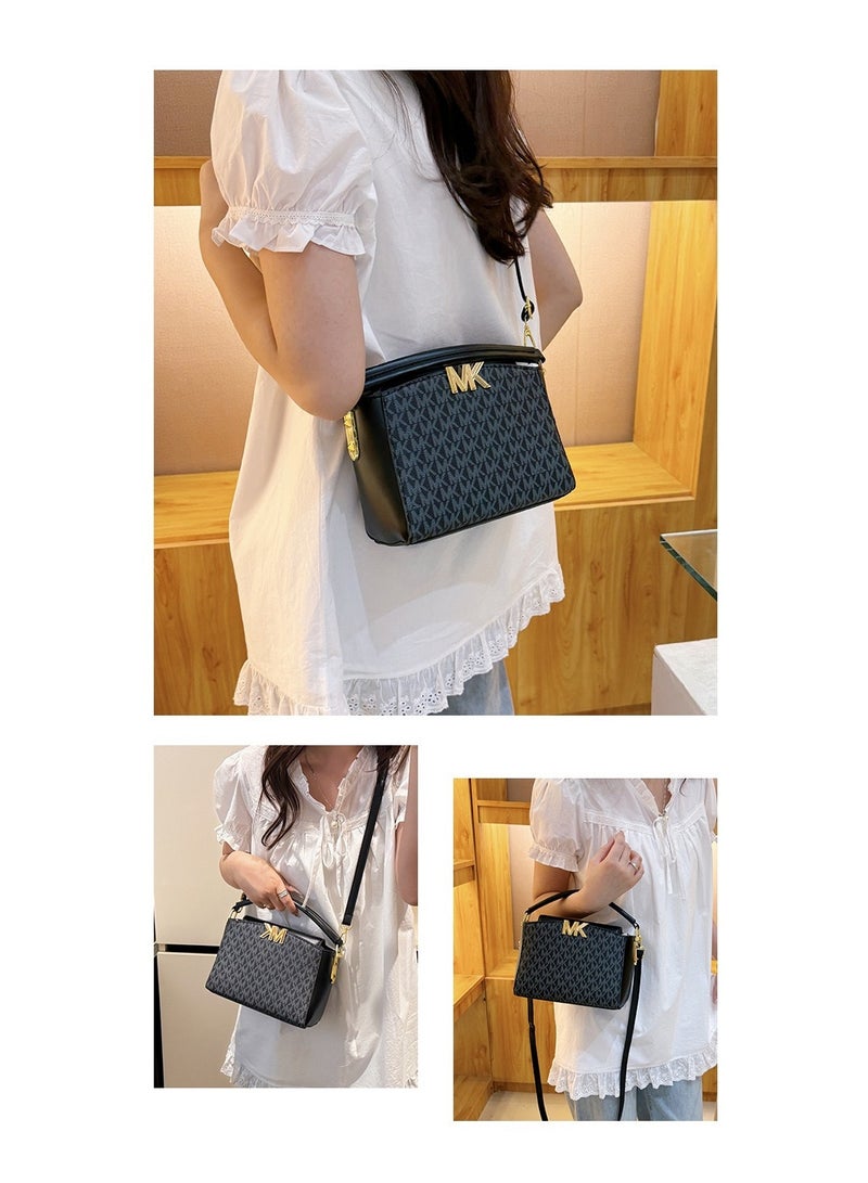 MK Classic Letter Tote Bag, Convertible to Crossbody - Image 3