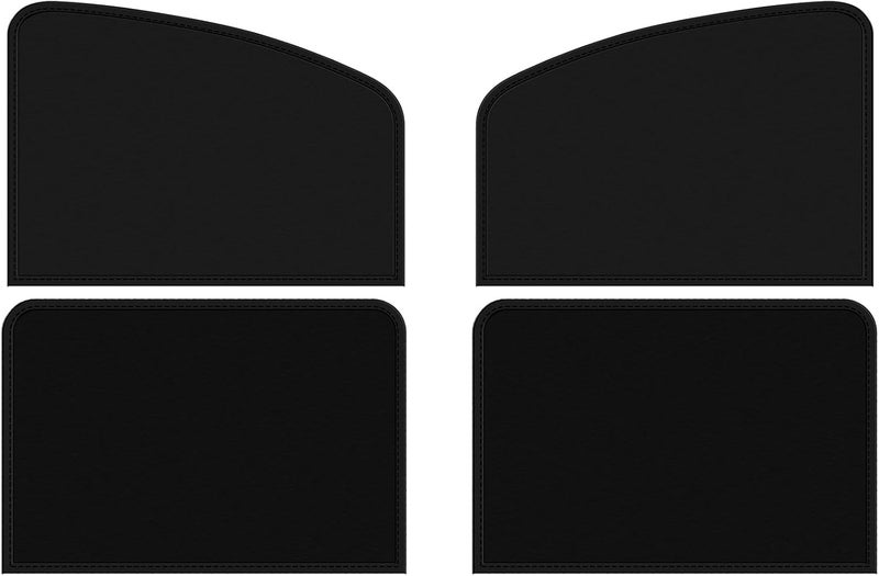 psler Car Side Window Sun Shades Magnetic 4PCS Universal Privacy Blinds Car Blackout Curtains for Camping Sleeping Nap Baby Kids Breastfeeding Changing Clothes - Image 1