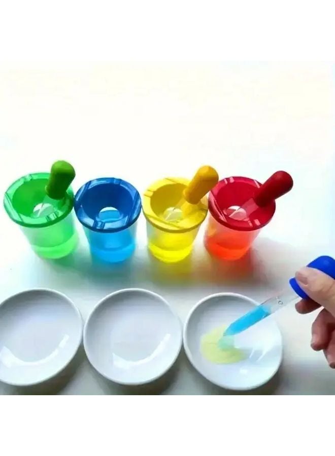 10pcs Colorful Silicone Droppers with Scale Precision Straight Tip for Laboratory Cosmetic - Image 4