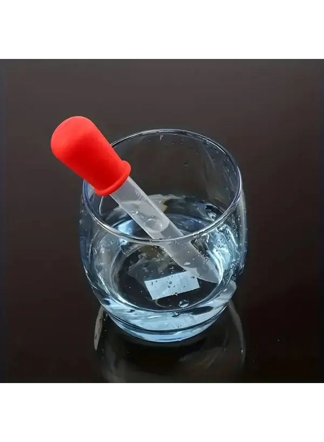 10pcs Colorful Silicone Droppers with Scale Precision Straight Tip for Laboratory Cosmetic - Image 5