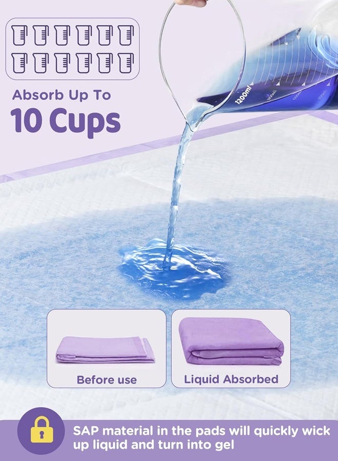 Disposable Dog Pee Pads, Puppy Training Pads with Multi-layer Super Absorbent Protection, Leakproof Puppy Training Pads Quick-Dry Wee Wee Pee Pads,for Dogs, Perfect for Puppies, Adult Senior Dogs,60*60cm,L ,40PCS - Image 4