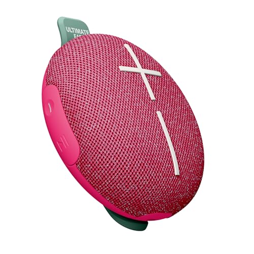 Ultimate Ears MINIROLL Ultra-Portable Waterproof Bluetooth Speaker, Big Bass, IP67 Dustproof, 131 ft Range - Gentle Pink - Image 1