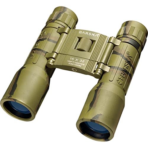 Barska Lucid View 16x32 Camo Compact Binoculars for Outdoor Travel Hunting Hiking Events - Image 1