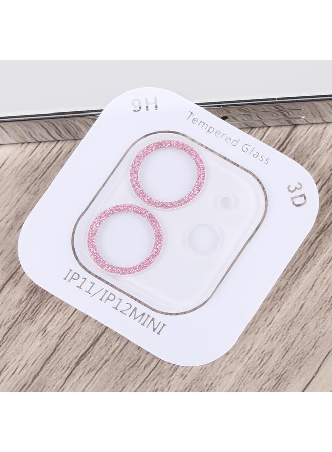 Zaboon Case For iPhone 12 Glitter Ring Tempered Glass Camera Lens Film - Image 4