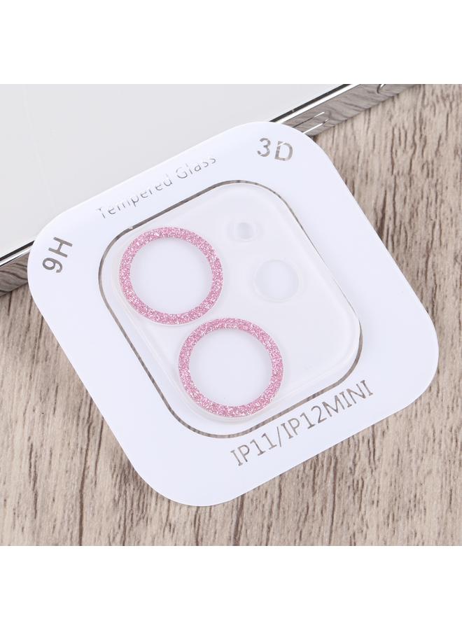 Zaboon Case For iPhone 12 Glitter Ring Tempered Glass Camera Lens Film - Image 3