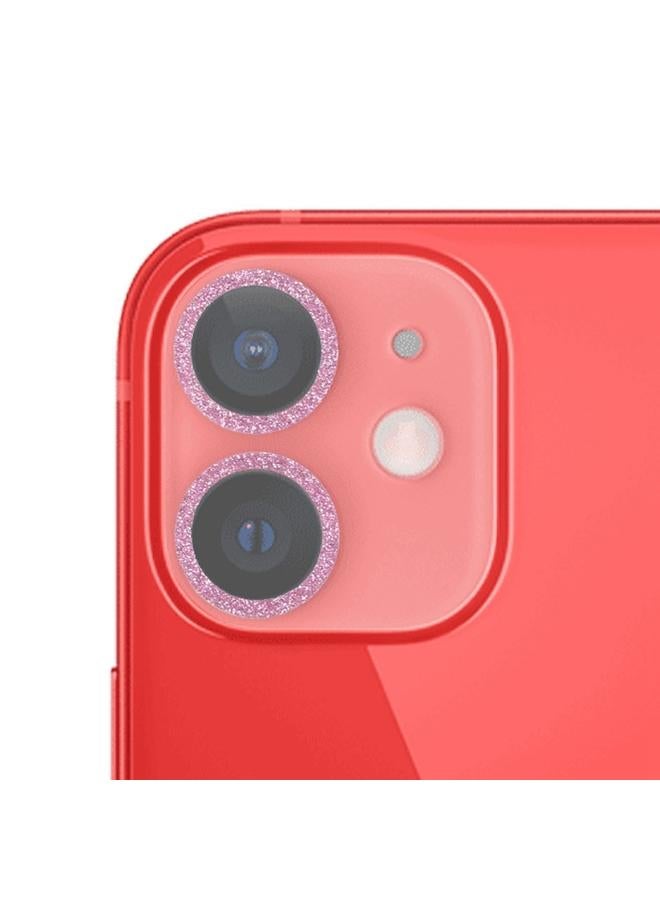 Zaboon Case For iPhone 12 Glitter Ring Tempered Glass Camera Lens Film - Image 1